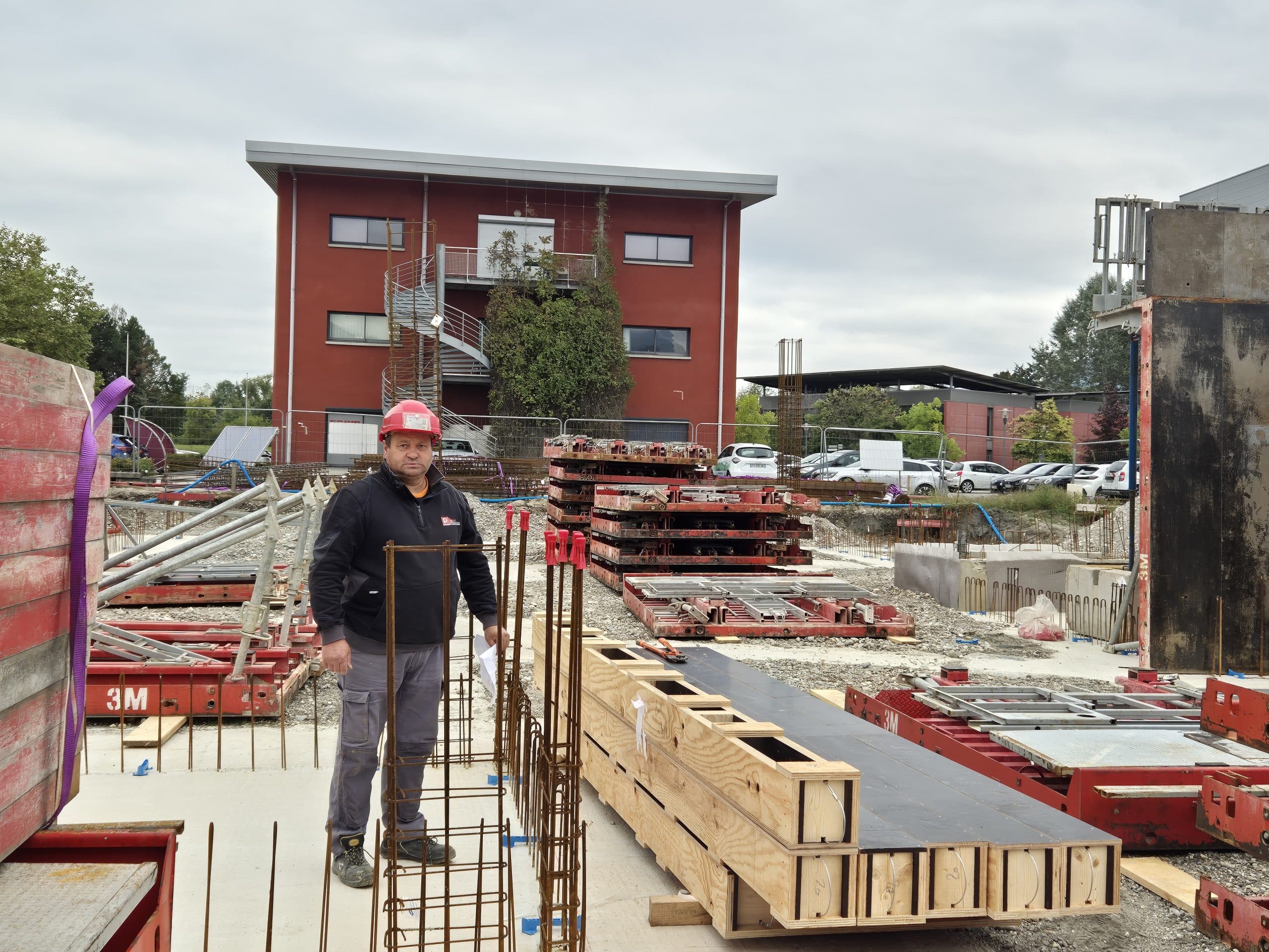 Portrait de Carlos Martins, chef de chantier