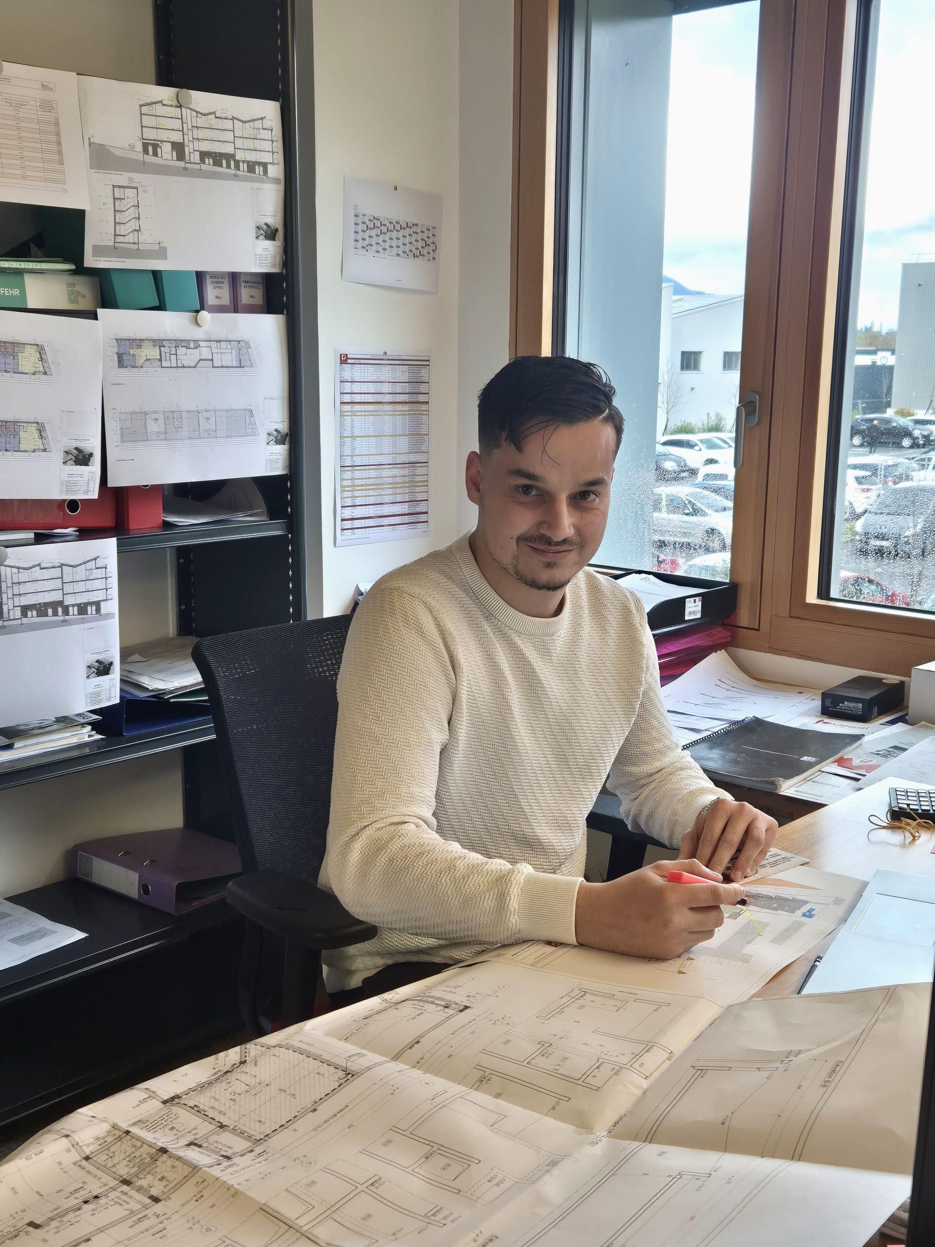 Portrait de Diego, conducteur de travaux chez Barel et Pelletier